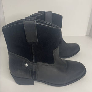 Sterling River Women's Western Cowgirl Black Ankle Boots Size 7.5